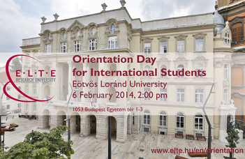 Orientation Day for International Students 2013/2014 Spring