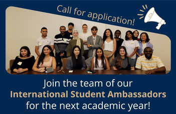 Call for ELTE International Student Ambassadors for 2025/2026