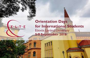Orientation Days for International Students (5-9 September 2016)