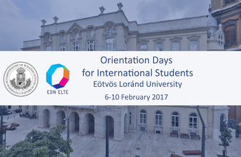 Orientation Days for International Students 2016/2017 Spring