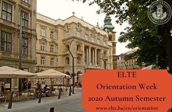 Orientation Week for International Students 2020/2021 Autumn