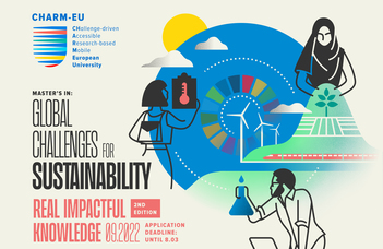 Application for the CHARM-EU Master's in Global Challenges for Sustainability is open!