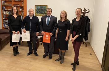 A delegation of the Caspian University from Kazahstan visited ELTE