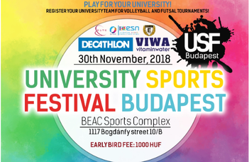 University Sports Festival Budapest 2018 – Let’s move together!