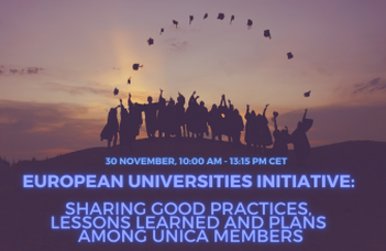 Online event by UNICA on the European Universities Initiative