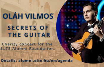 Renowned guitarist Vilmos Oláh will give a charity concert on May 16 2025 in the University's ballroom