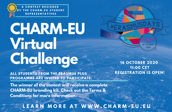 CHARM-EU organises its first virtual challenge to celebrate Erasmus Days