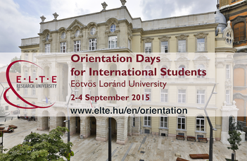 Orientation Days for International Students 2015/2016 Autumn