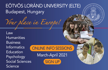 Info session: Your place in Europe - Study at Eötvös Loránd University in Budapest