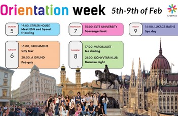 ESN Orientation week 2023/24 Spring Programmes