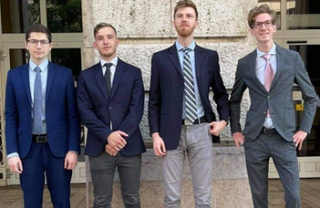 ELTE’s team is in first place in the world in competition law
