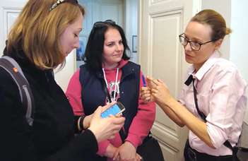 Lessons for Ukrainian children at ELTE