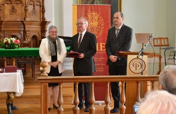 Hudecz Ferenc elismerése Kolozsvárott