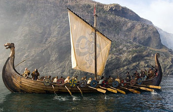 Poláros viking iránytű a szemben
