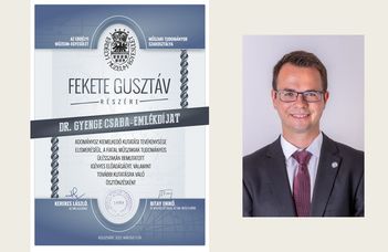 Fekete Gusztáv kitüntetése