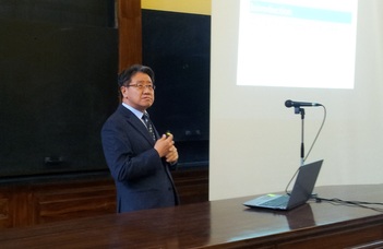 Yim Geun-hyeong nagykövet tartott előadást a BTK-n