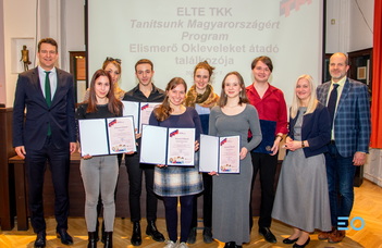 Elismerés a Tanítsunk Magyarországért Program mentorhallgatóinak