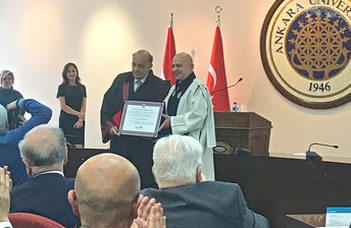 Hamza Gábor az Ankarai Egyetem díszdoktora