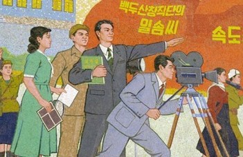 Sebő Gábor Korea-kutató tart előadást a BTK-n.