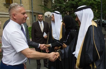 Szaúdi küldöttség látogatása a BTK-n