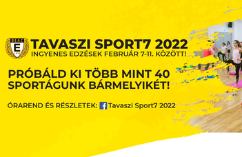 Idén is a BEAC sportágválasztójával, a Tavaszi Sport7-tel indul a szemeszter.