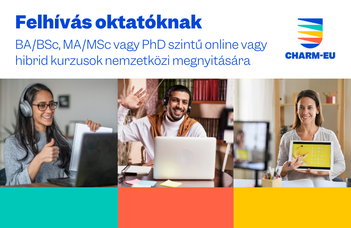 Felhívás oktatóknak nemzetközi online kurzusok megtartására