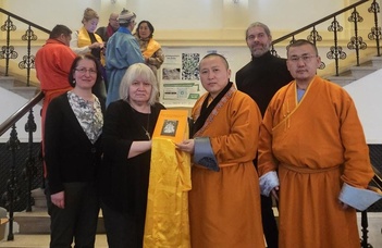Magas rangú buddhista szerzetes látogatott az ELTE-re