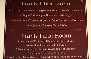 Frank Tibor termet avattak az ELTE BTK-n