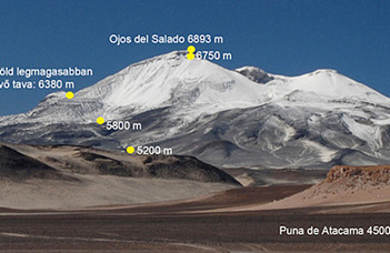 Ojos del Salado – expedíció a Föld legmagasabb vulkánján