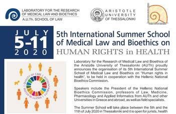 "Emberi Jogok az Egészségügyben" nyári egyetem Görögországban