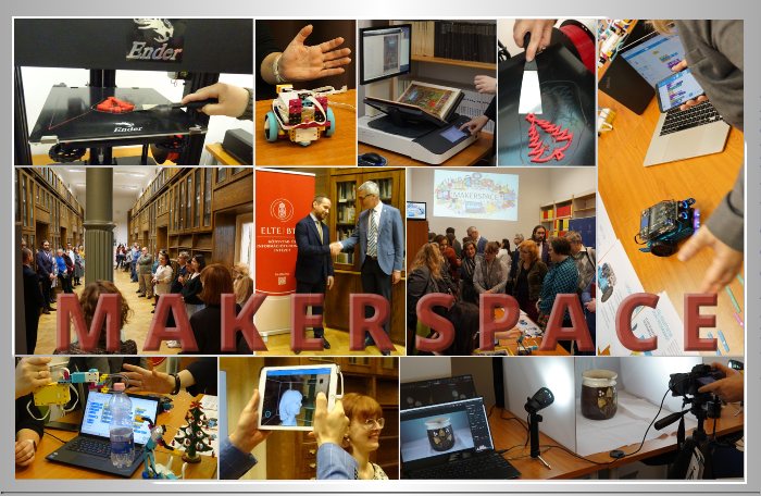 Könyvtári makerspace labor nyílt az ELTE-n