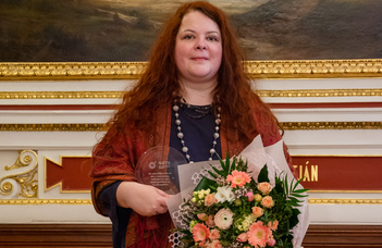 Solymosi Katalin kiválósági díjat kapott