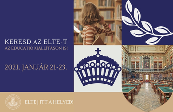Az ELTE ismét ott lesz az év legnagyobb oktatási kiállításán.